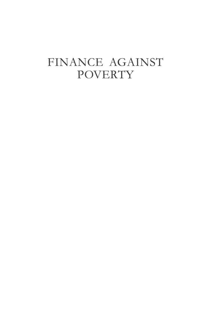 Finance Against Poverty - Page 2