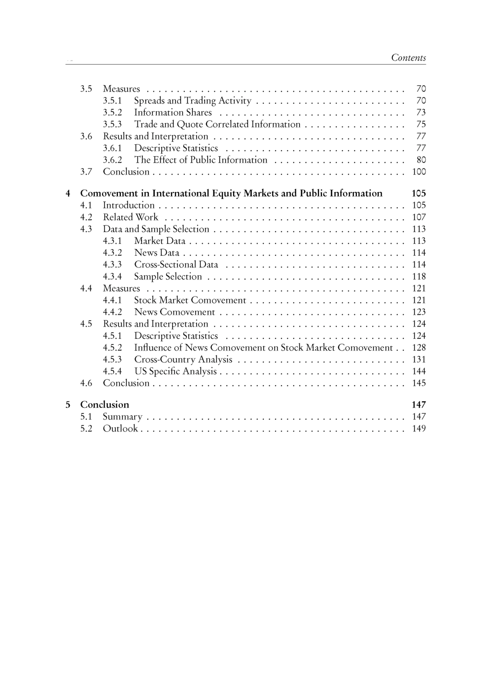 Financial Markets And Public Information - Page 4