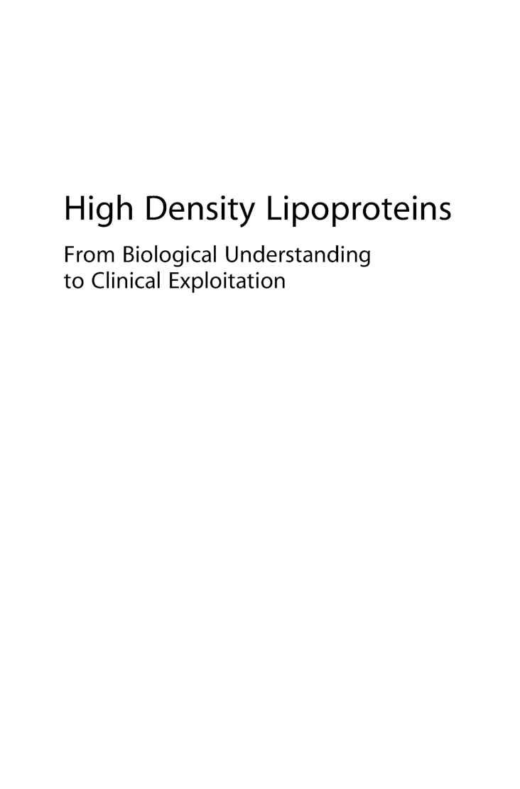 High Density Lipoproteins - Page 2