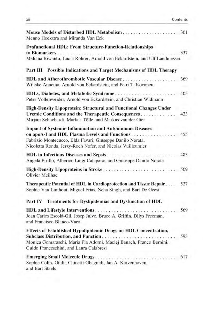 High Density Lipoproteins - Page 4
