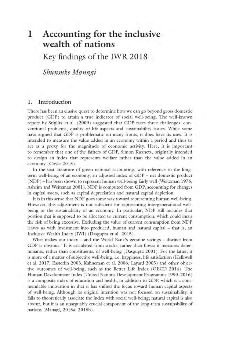 Inclusive wealth Report 2018 - Page 5