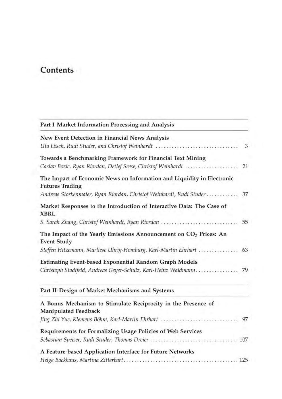 Information Management And Market Engineering Volume-II - Page 2