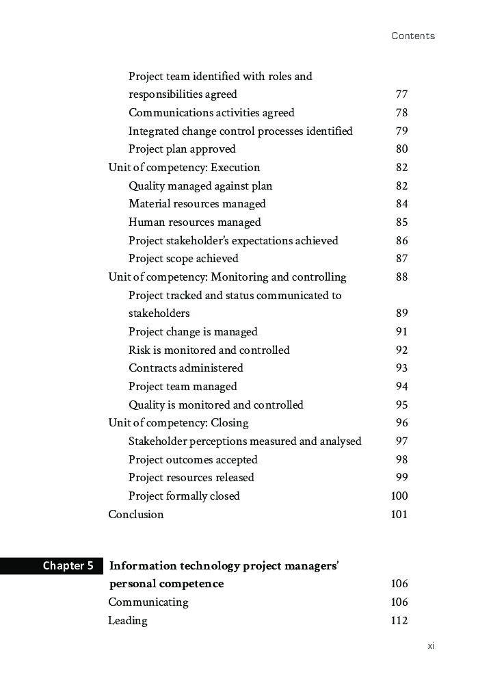 Information Technology Project Manager's Competencies - Page 5