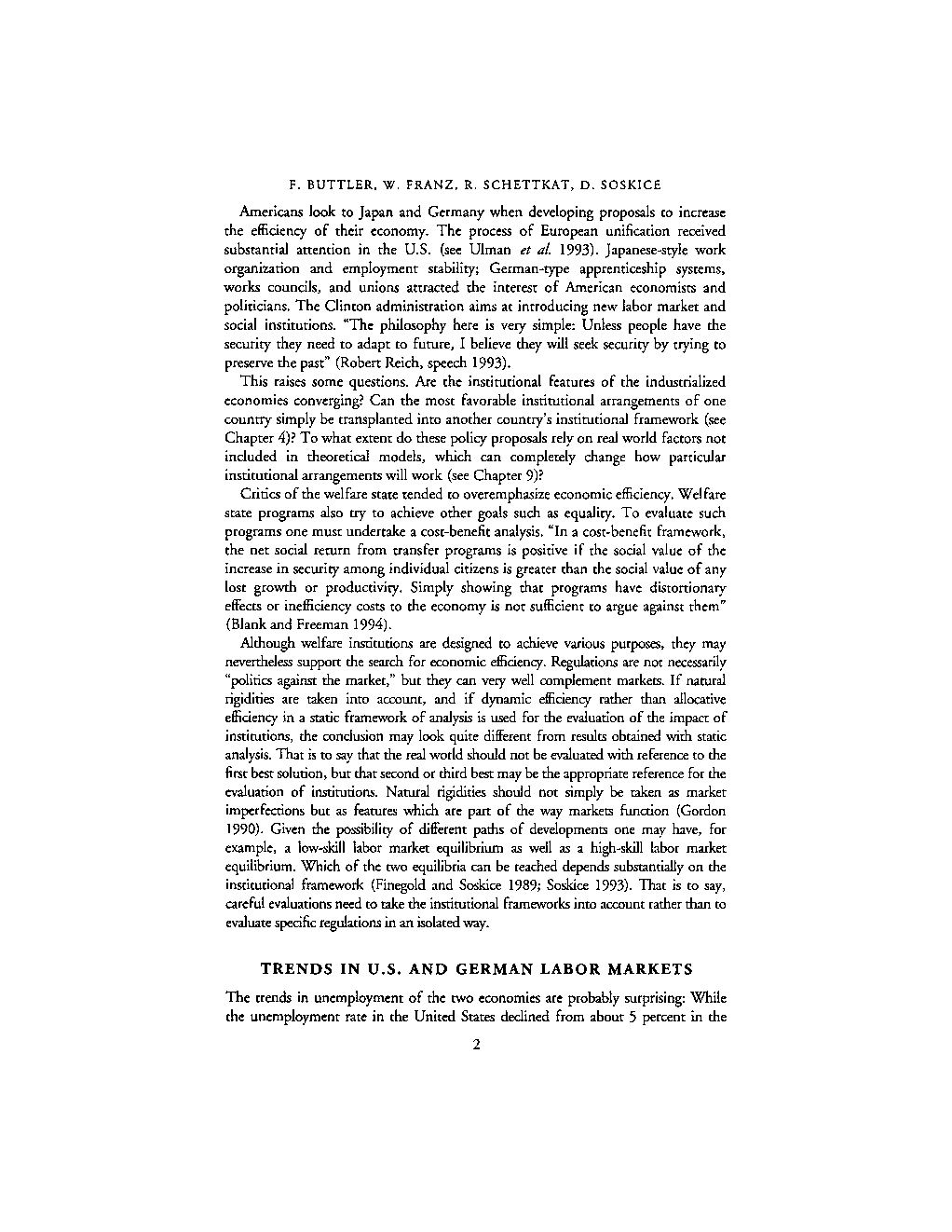 Institutional Frameworks And Labor Market Performance - Page 5