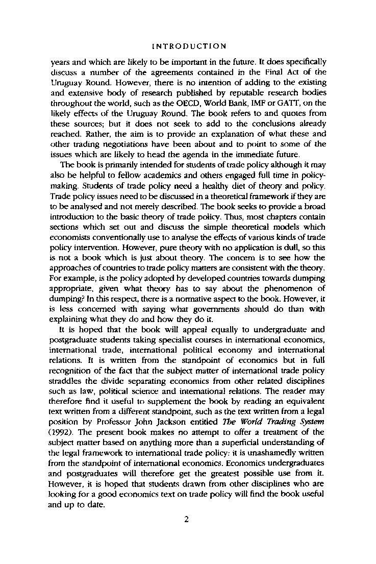 International trade Policy A Contemporary Analysis - Page 4