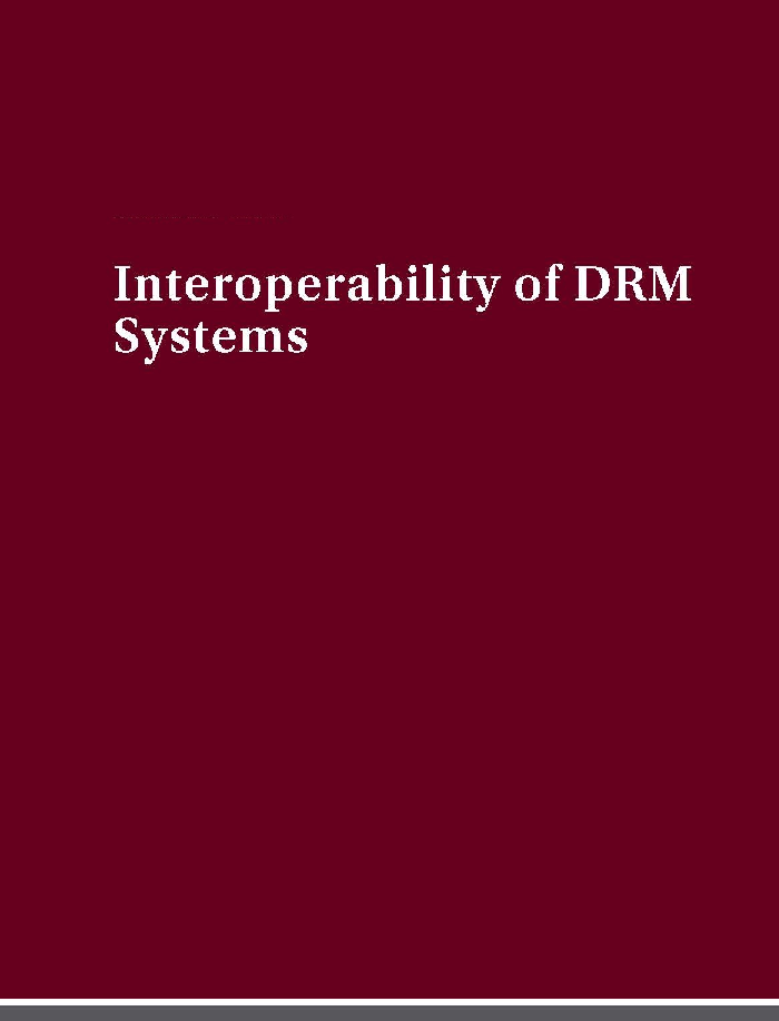 Interoperability Of DRM Systems - Page 1