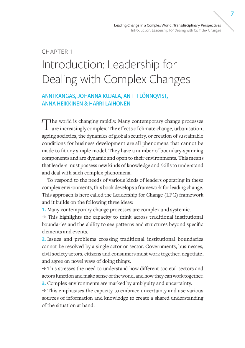 Leading Change In A Complex World - Page 5