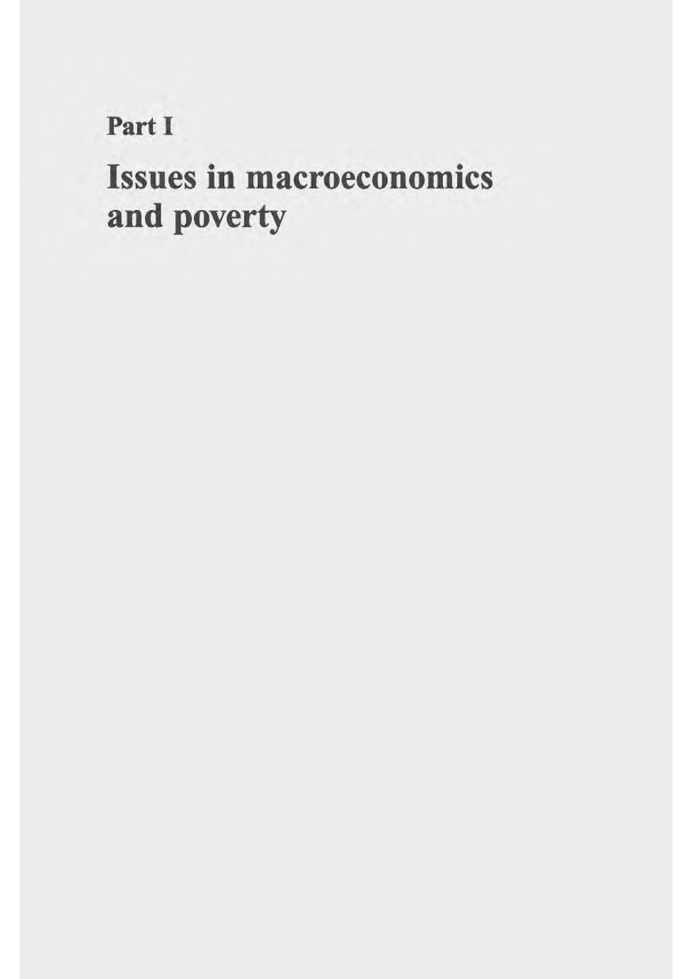 Macroeconomic Policies And Poverty Reduction - Page 4