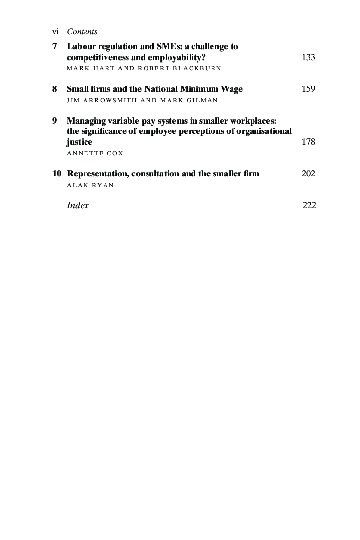 Managing Labour In Small Firms - Page 3