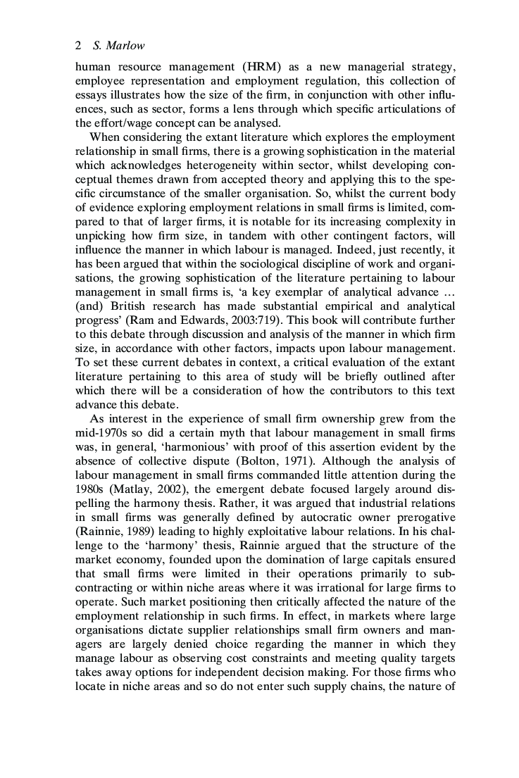 Managing Labour In Small Firms - Page 5