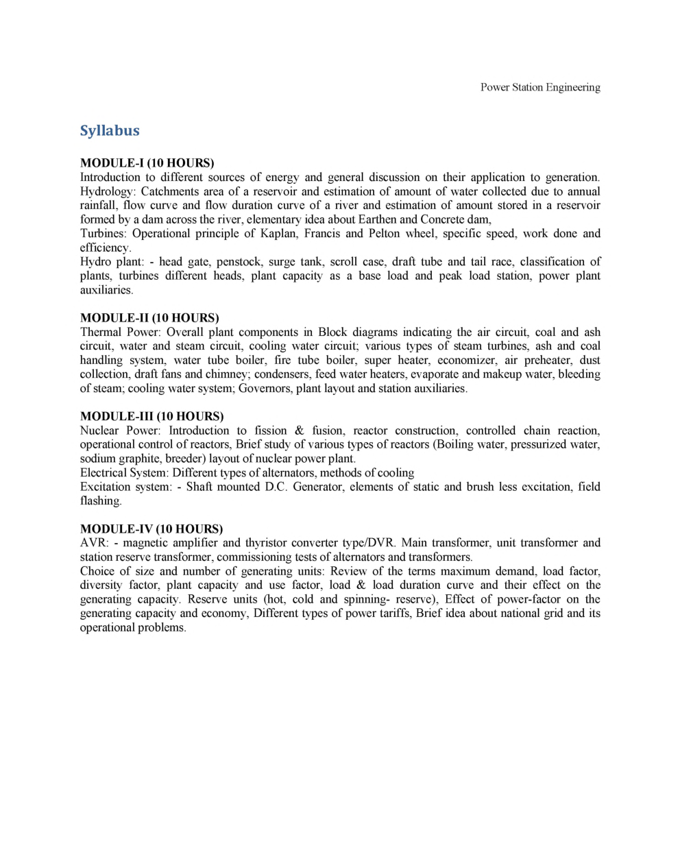 Generation Study Material For SSC JE Electrical Engineering - Page 3