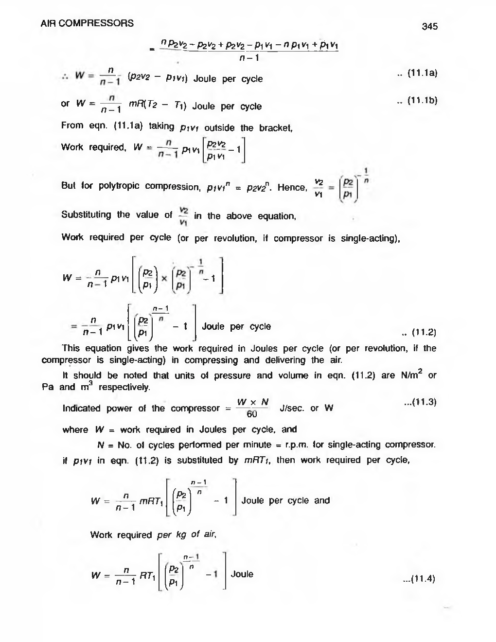 Air Compressors & Their Cycles Study Material For SSC JE Mechanical Engineering - Page 5