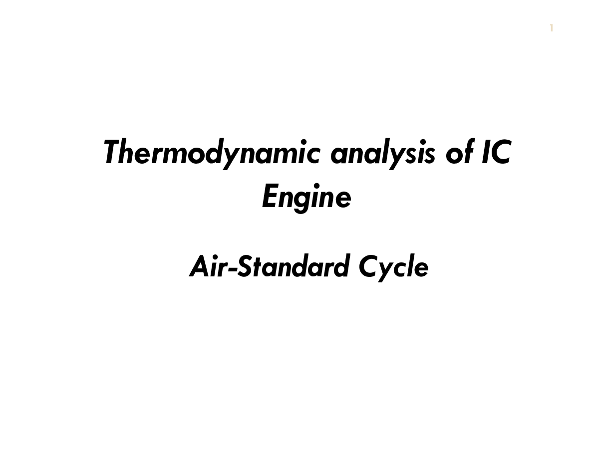 Air Standard Cycles For IC Engines Study Material For SSC JE Mechanical Engineering - Page 2