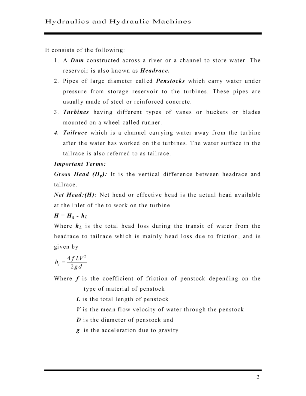 Hydraulic Turbines Study Material For SSC JE Mechanical Engineering - Page 3