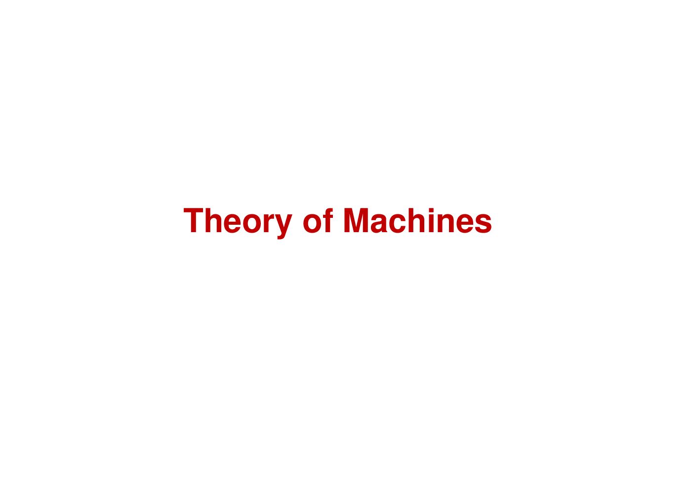 Theory Of Machines And Machine Design Study Material For SSC JE Mechanical Engineering - Page 2