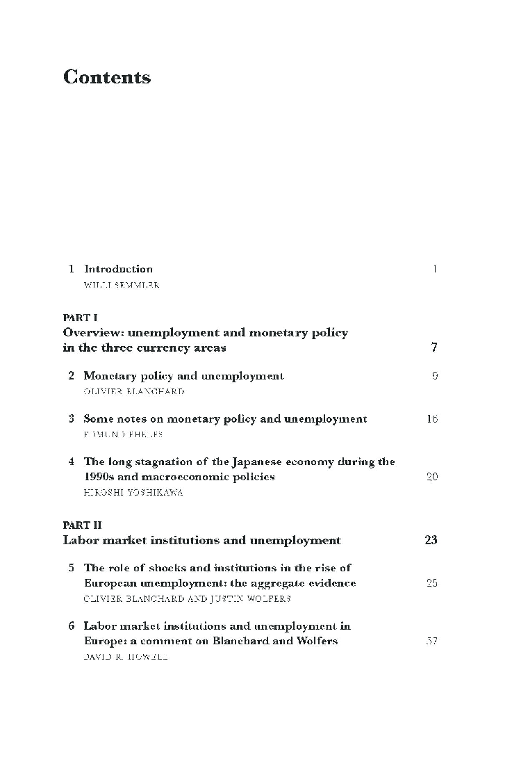 Monetary Policy And Unemployment - Page 2