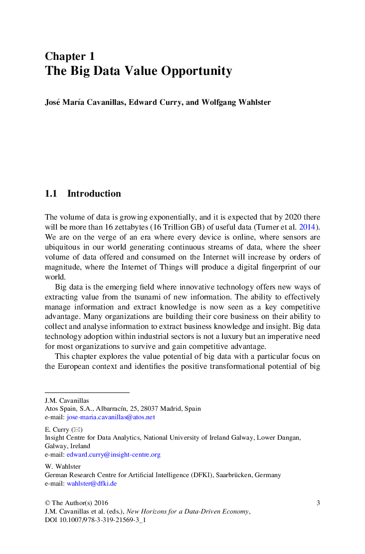New Horizons For A Data Driven Economy - Page 5