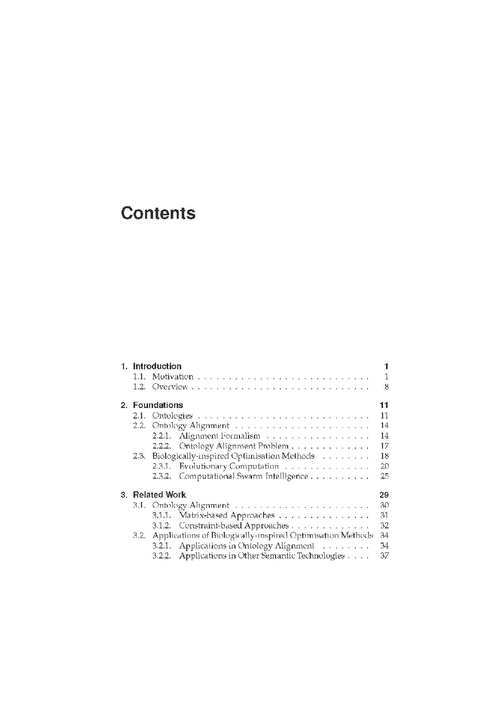 Ontology Alignment Using Biologically Inspired Optimisation Algorithms - Page 2