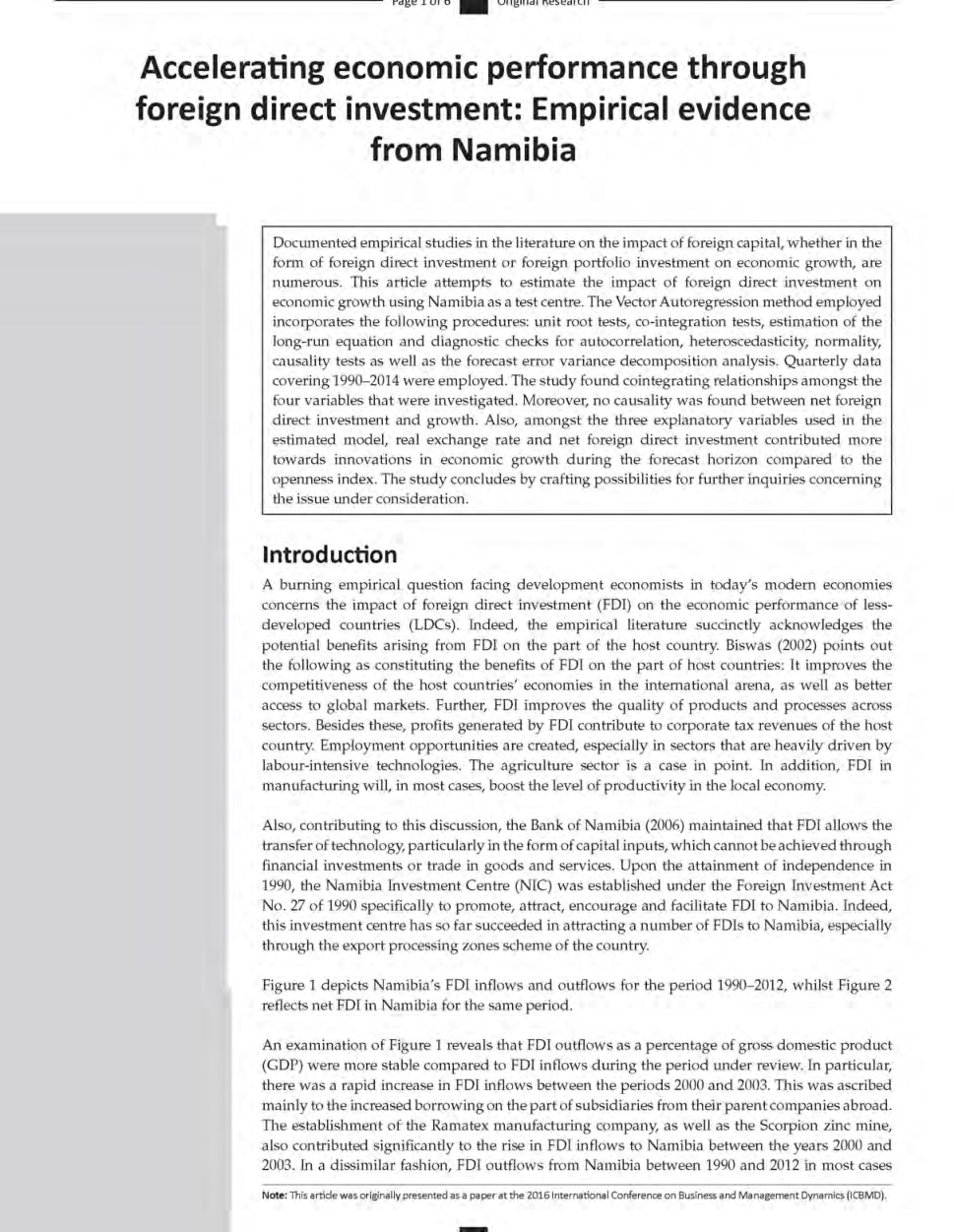 Proceedings Of The International Conference On Business And Management Dynamics 2016 Sustainable Economies In The Information Economy - Page 4