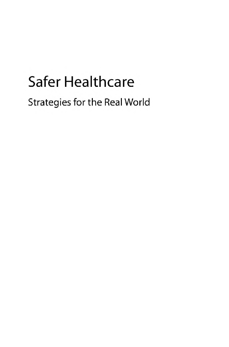 Safer Healthcare Strategies For The Real World - Page 2