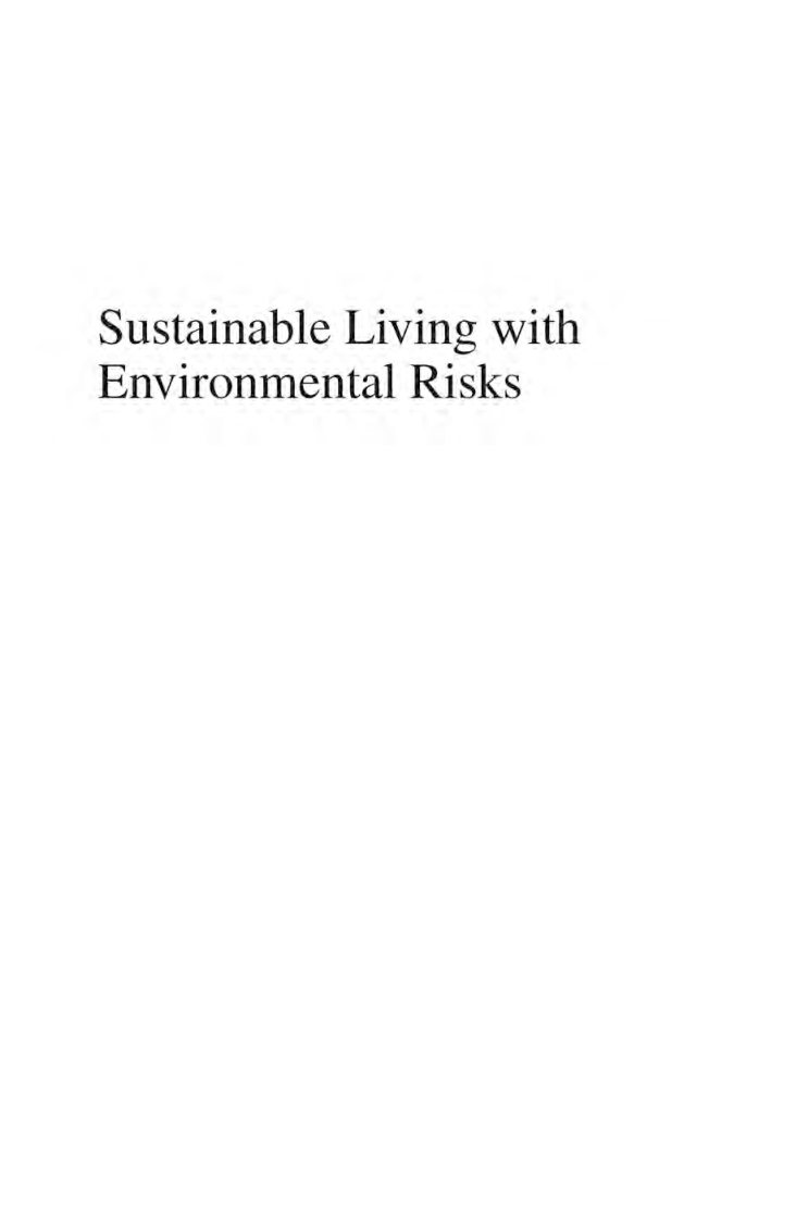 Sustainable Living With Environmental Risks - Page 2