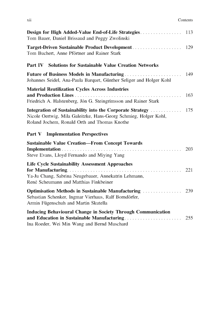 Sustainable Manufacturing Challenges Solutions And Implementation Perspectives - Page 4