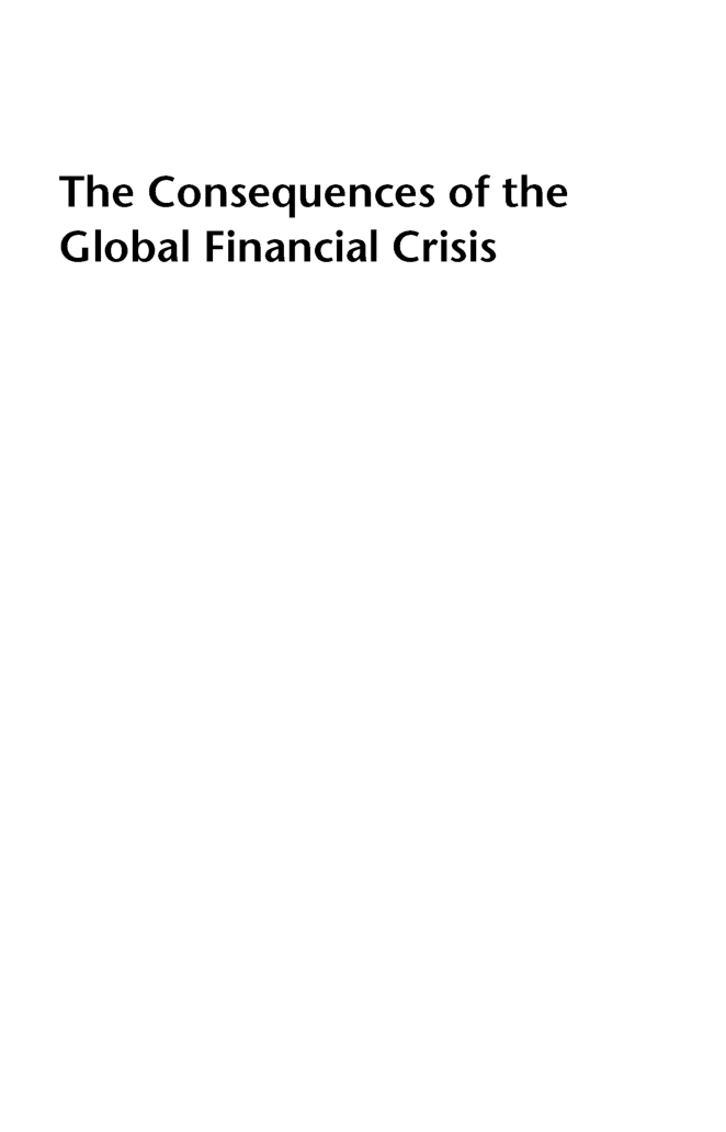 The Consequences Of The Global Financial Crisis - Page 2