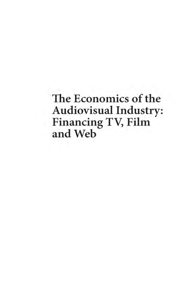 The Economics Of The Audiovisual Industry - Page 2