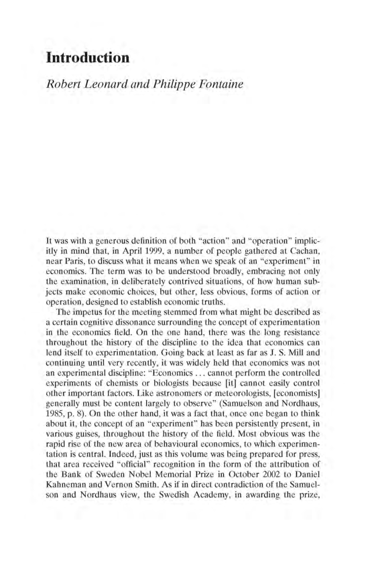 The Experiment In The History Of Economics - Page 4