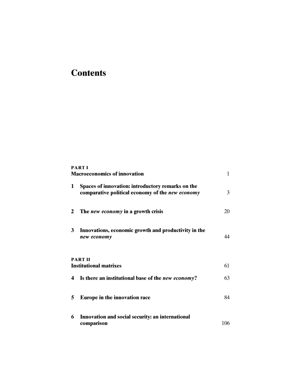 The New Economy In Transatlantic Perspective - Page 3