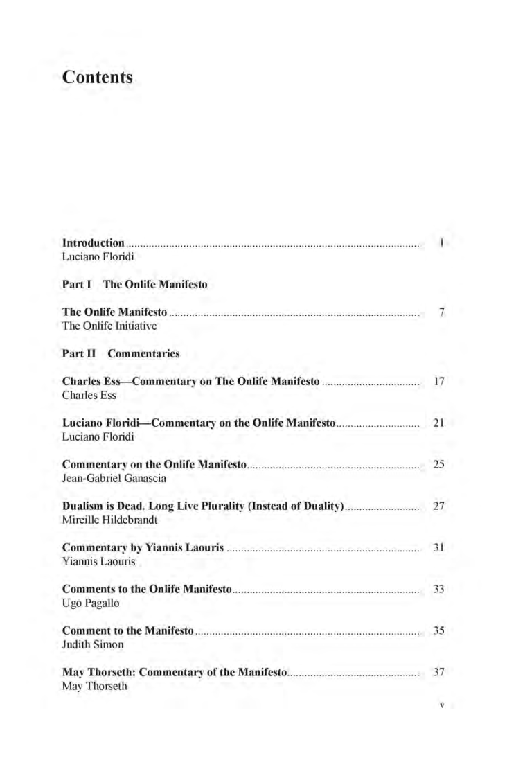 The Onlife Manifesto Being Human In A Hyperconnected Era - Page 3