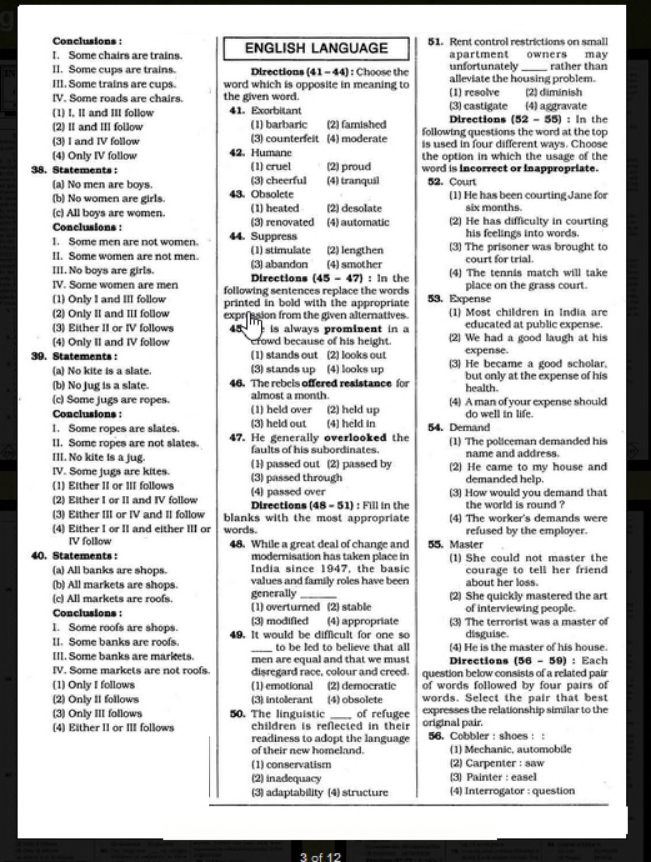 LIC AAO Exam Previous Year Question Paper With Answer 2011 - Page 4