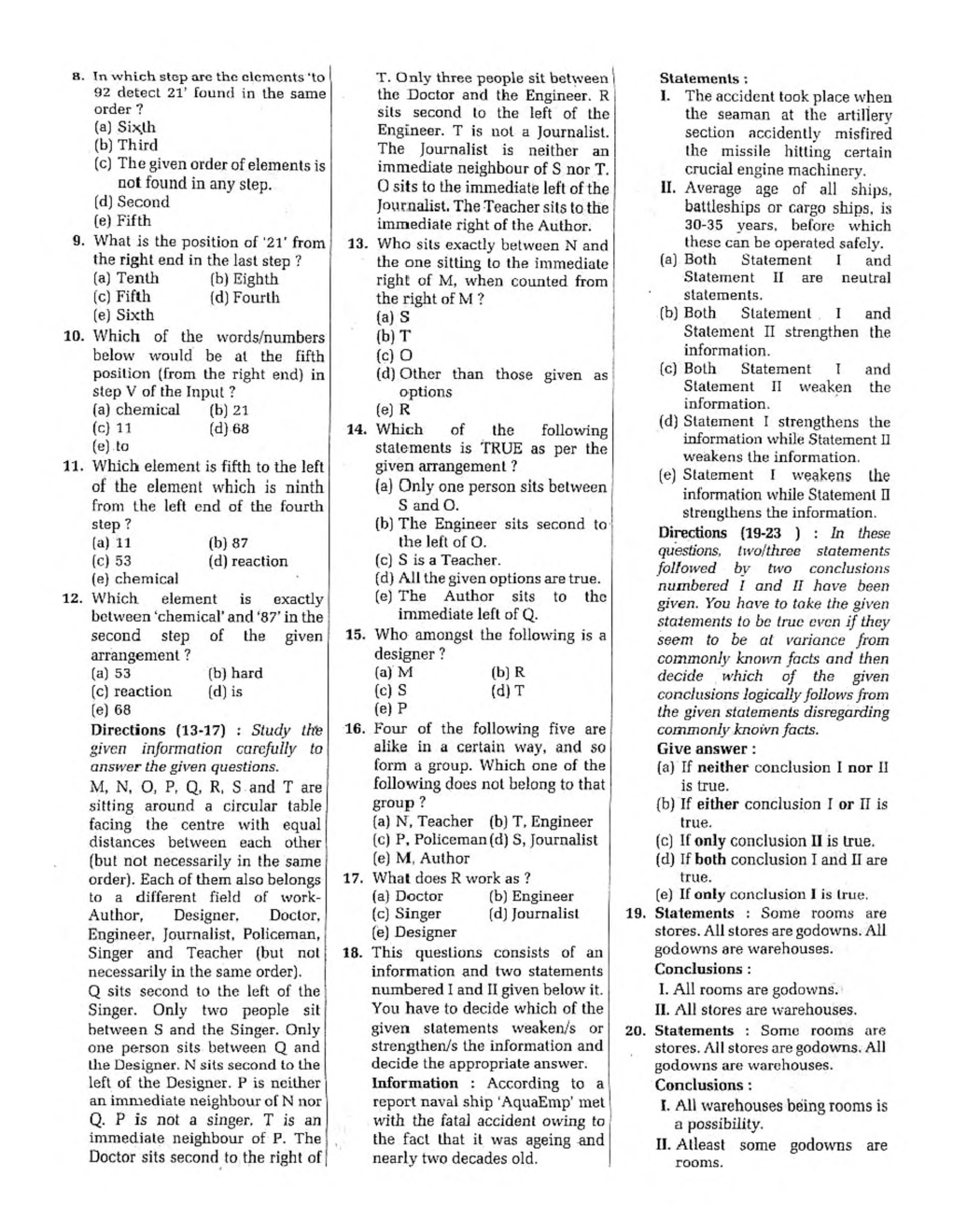 LIC AAO Exam Previous Year Question Paper With Answer 2015 - Page 3
