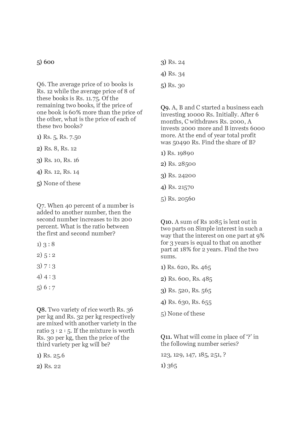 LIC AAO Exam Previous Year Question Paper With Answer 2019 - Page 3