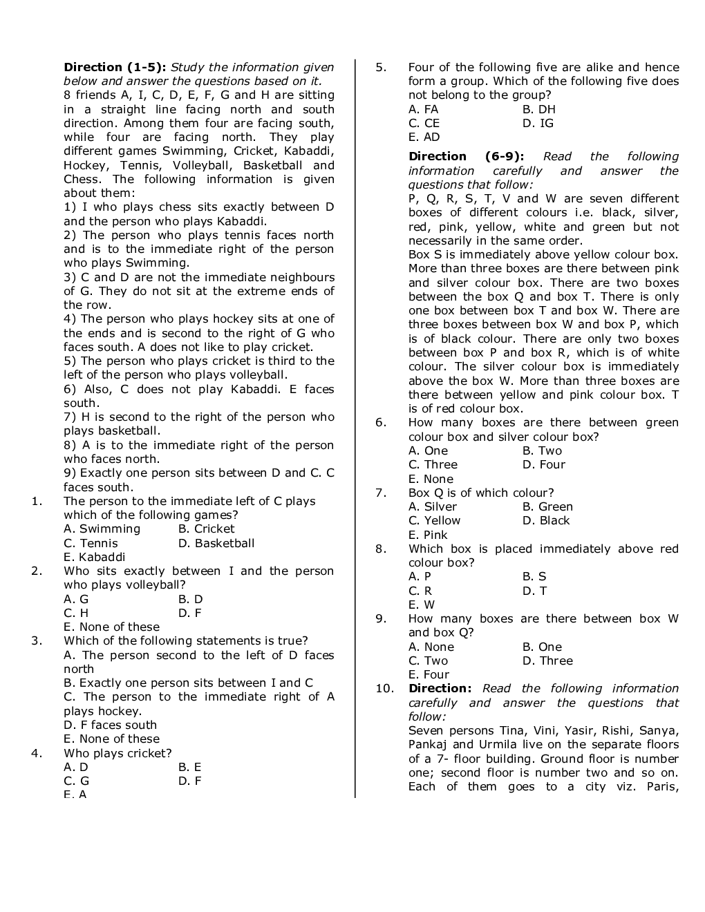 IBPS SO Question Paper With Answer 2017 - Page 2