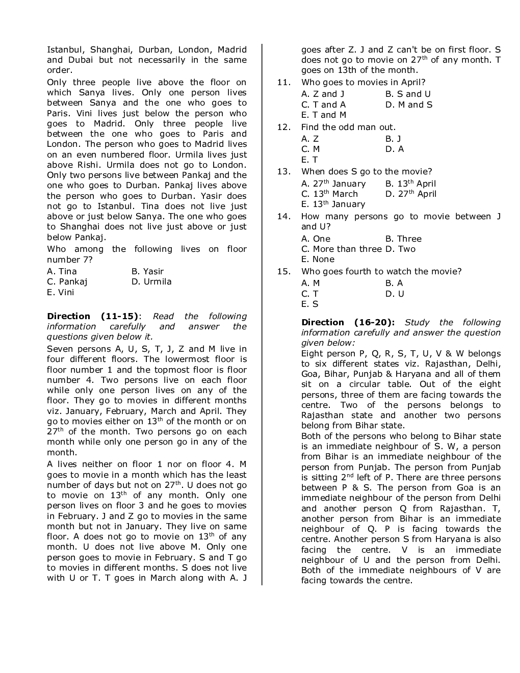 IBPS SO Question Paper With Answer 2017 - Page 3