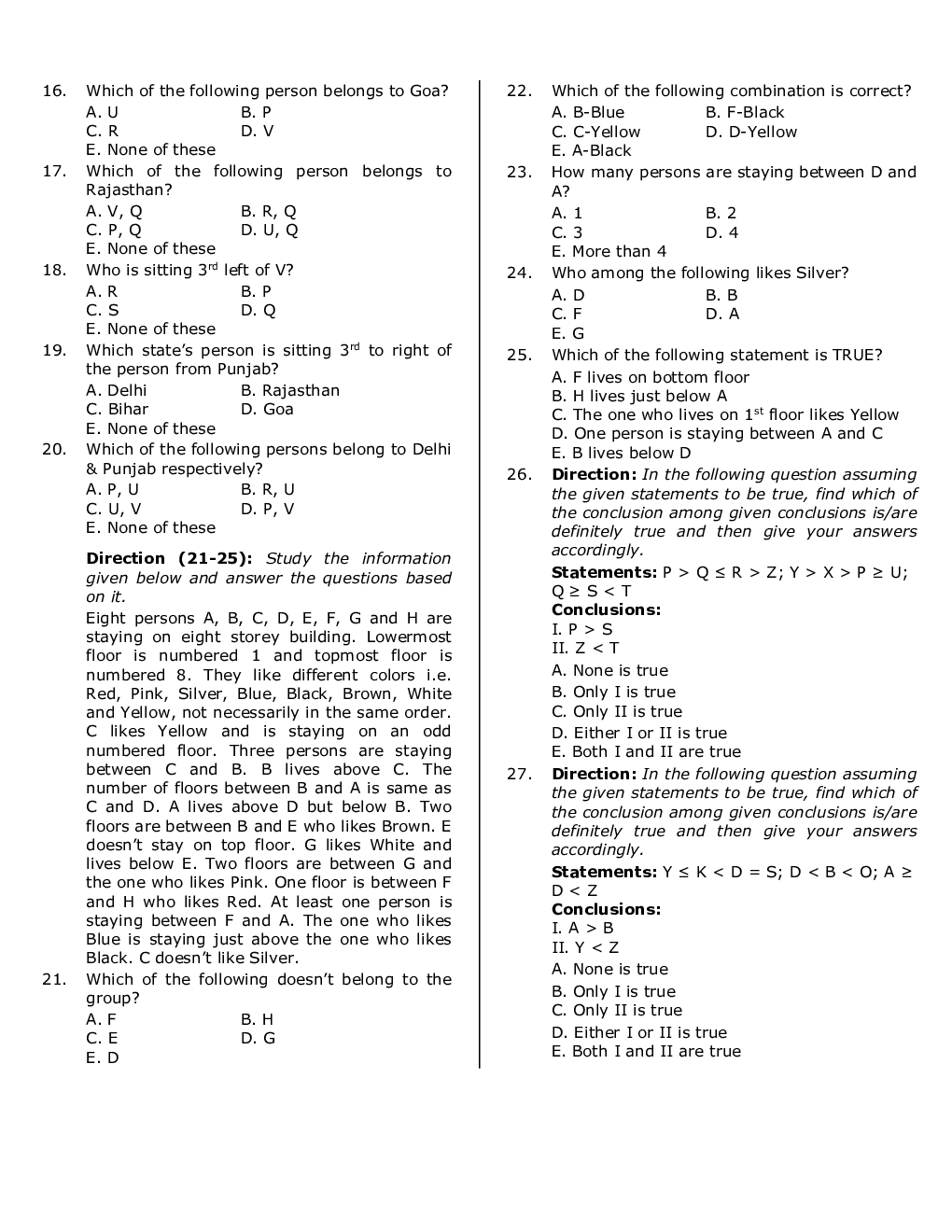 IBPS SO Question Paper With Answer 2017 - Page 4