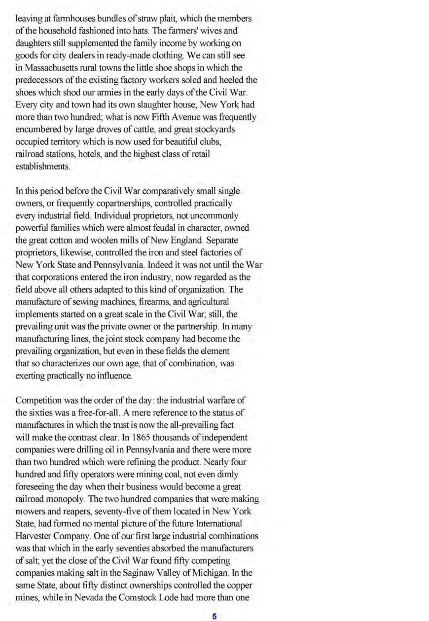 The Age Of Big Business - Page 5