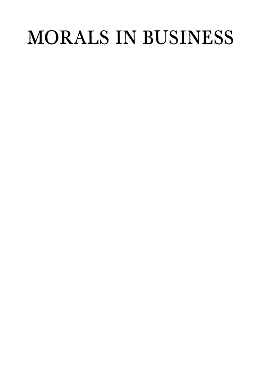 Morals In Business - Page 2