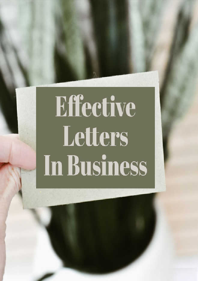 Effective Letters In Business - Page 1