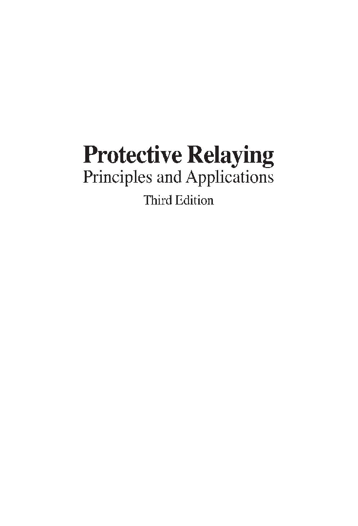 Protective Relaying Principles And Applications Unit-III - Page 2