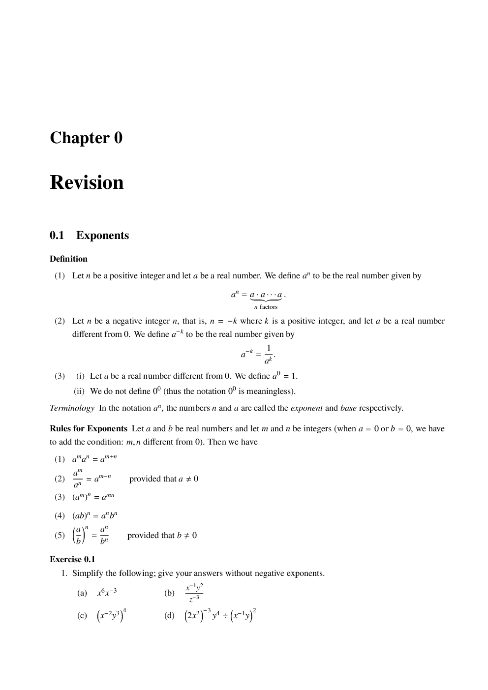 CBSE Study Material For Class-XI Calculus (Maths) - Page 5