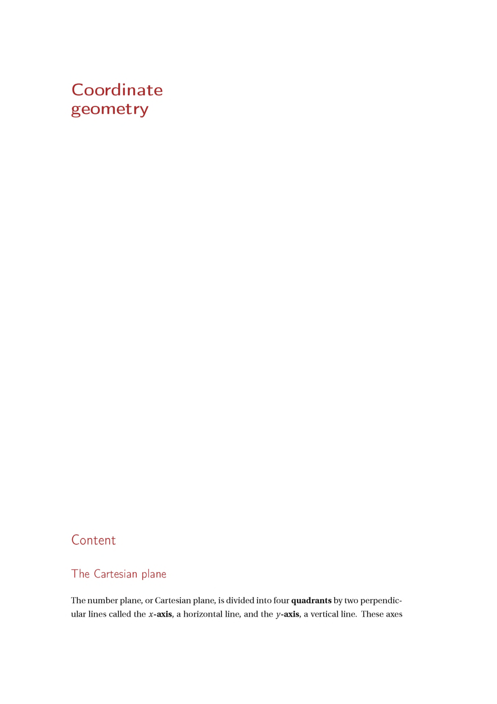 CBSE Study Material For Class-XI Coordinate Geometry (Maths) - Page 3