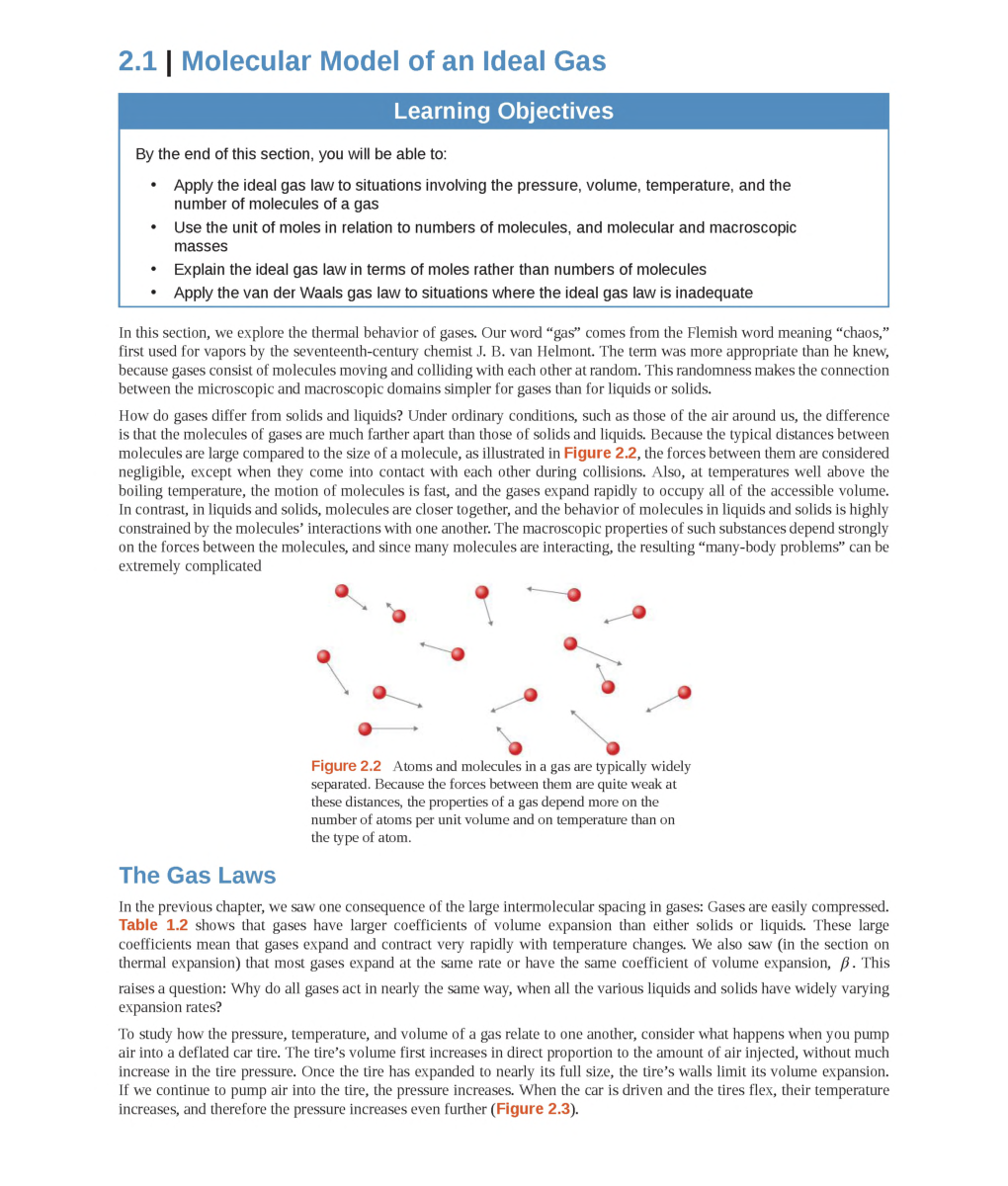 CBSE Study Material For Class-XI Kinetic Theory Of Gases (Physics) - Page 3