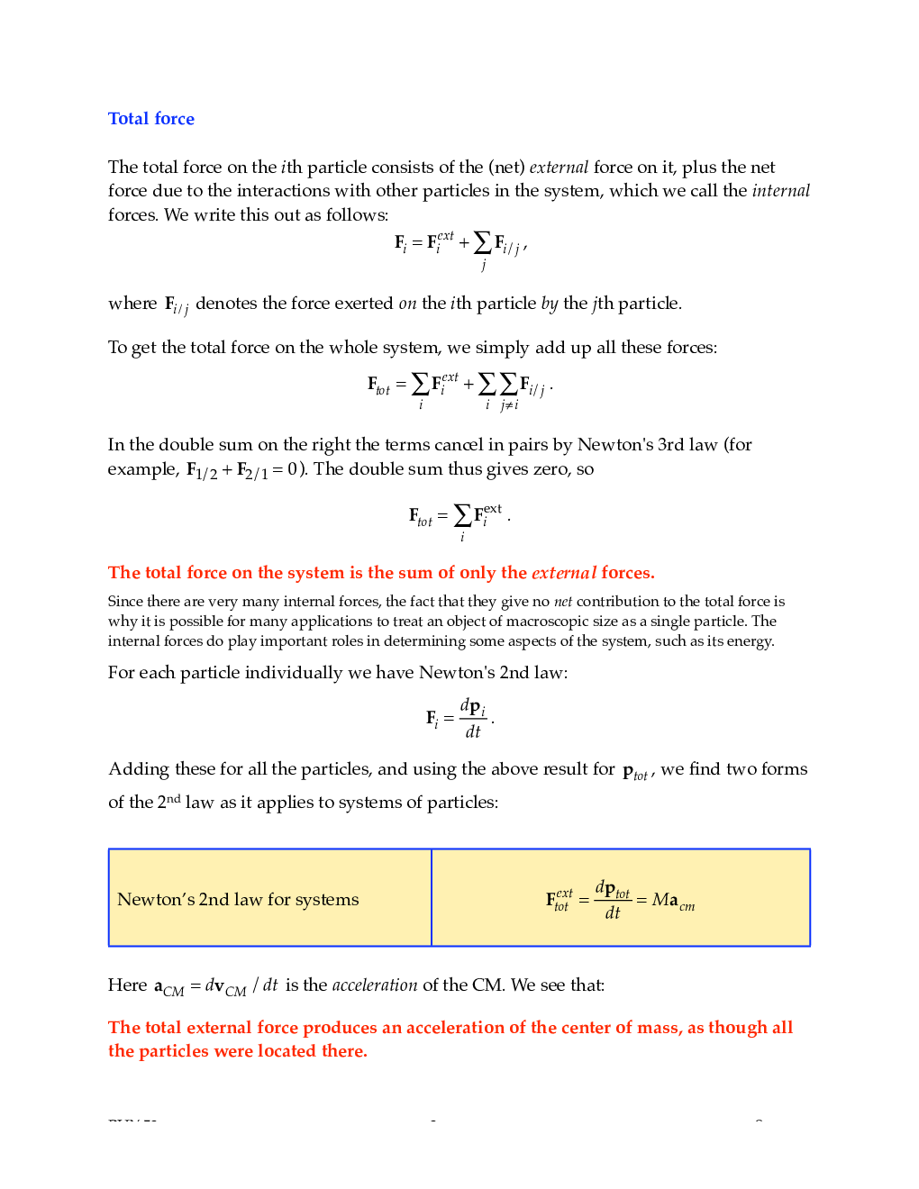CBSE Study Material For Class-XI Motion Of System Of Particles And Rigid Body (Physics) - Page 4