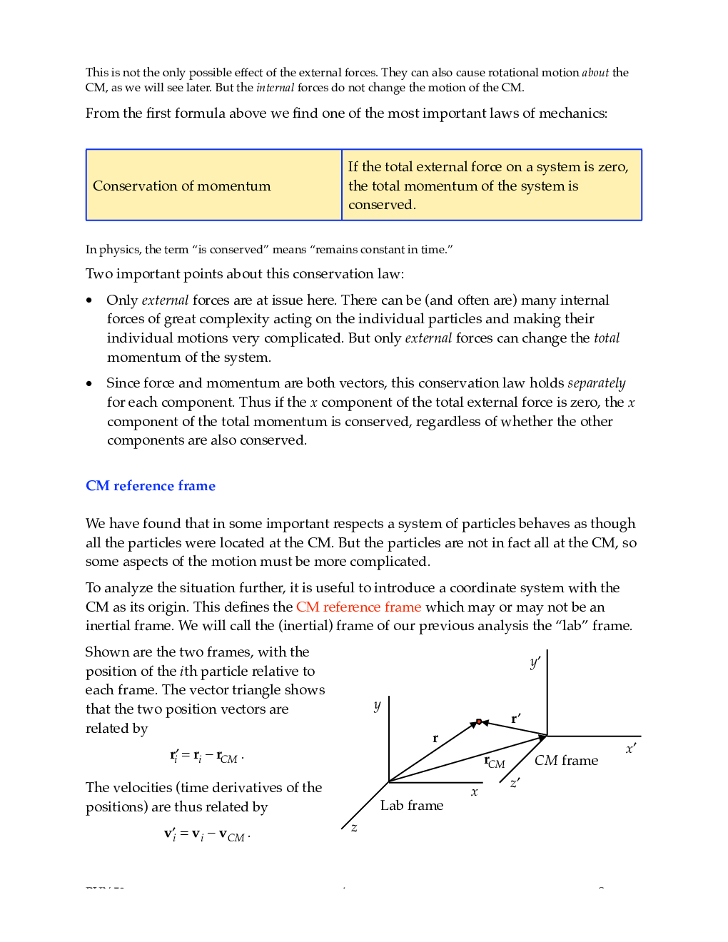 CBSE Study Material For Class-XI Motion Of System Of Particles And Rigid Body (Physics) - Page 5