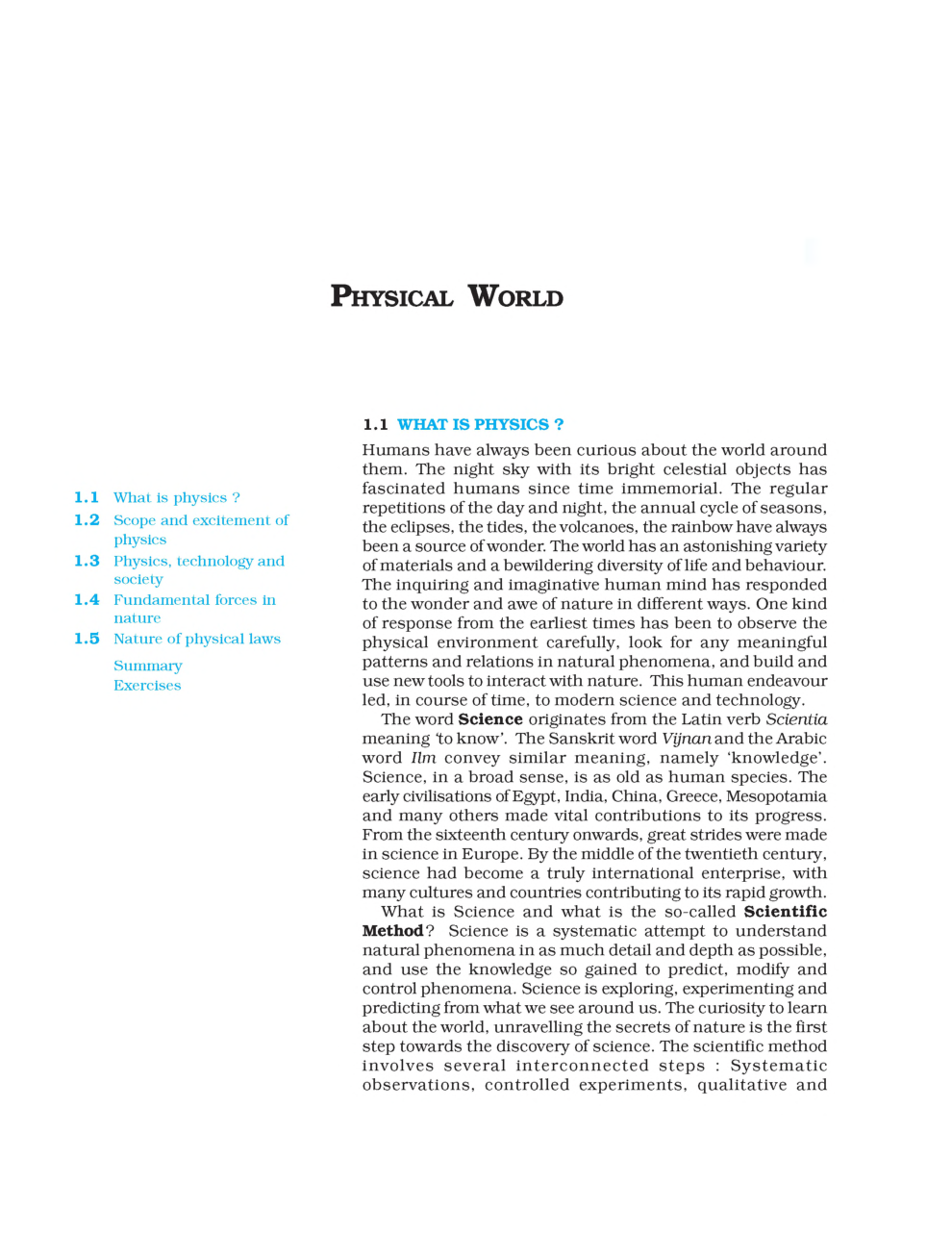 CBSE Study Material For Class-XI Physical World And Measurement (Physics) - Page 2