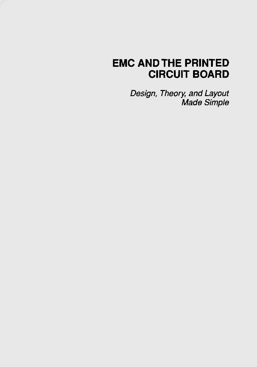 EMC And The Printed Circuit Board - Page 1