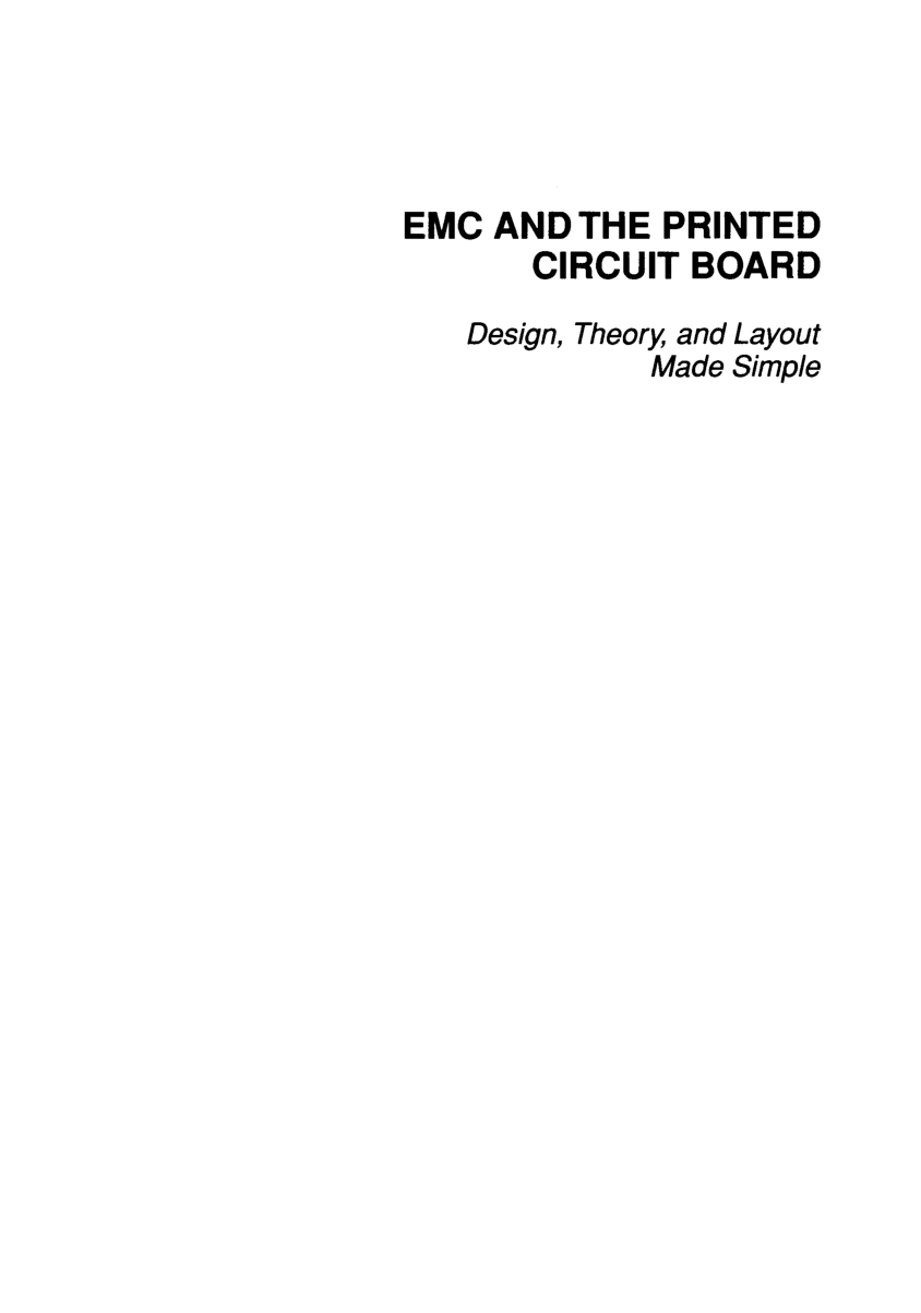 EMC And The Printed Circuit Board - Page 2