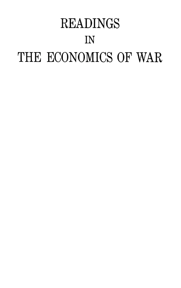 Reading In The Economics Of War - Page 2